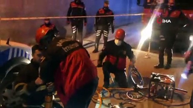 Motosiklet ile polis aracı çarpıştı: 1 yaralı