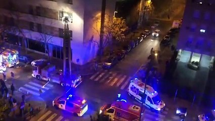 Download Video: Una fallecida y tres heridos graves en el incendio de una residencia en Sevilla