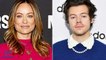 Harry Styles and Olivia Wilde at his LA home after 'growing close'