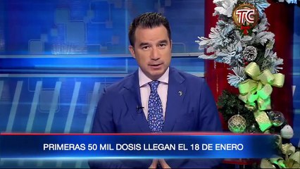 Primeras 50.000 dosis de vacunas contra el covid-19 llegan el 18 de enero