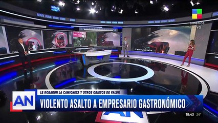 Violento asalto a empresario gastronómico
