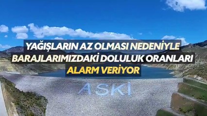Mansur Yavaş "baraj doluluğumuz %20'ye düştü" diyerek paylaştı!