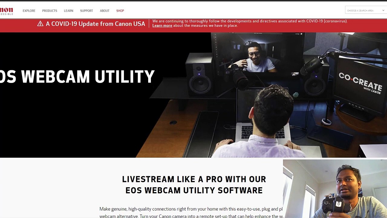 DSLR Mirrorless Camera as Web Cam _ Streaming _ Youtube _ Vloggin _ Video Calling _ Cannon EOS M50