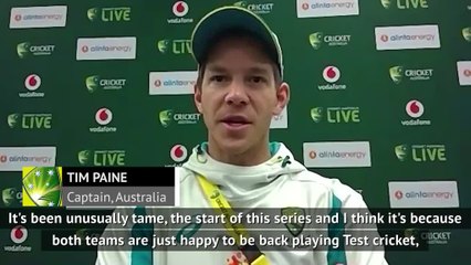Australia captain Paine says there's a growing edge to India series