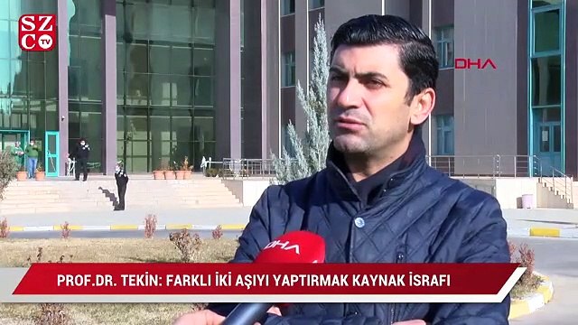 Prof. Dr. Tekin: Farklı iki aşıyı yaptırmak kaynak israfı