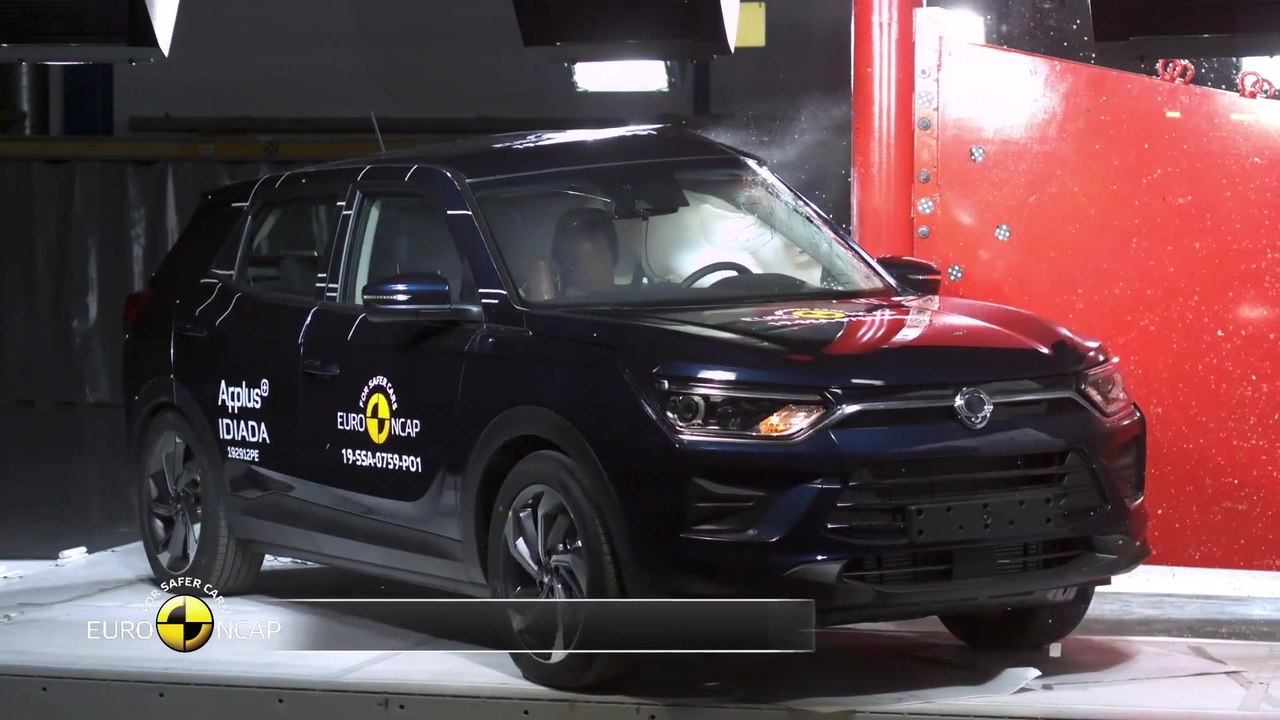 Neuer SsangYong Korando erzielt fünf von fünf Sternen im Euro NCAP Crashtest