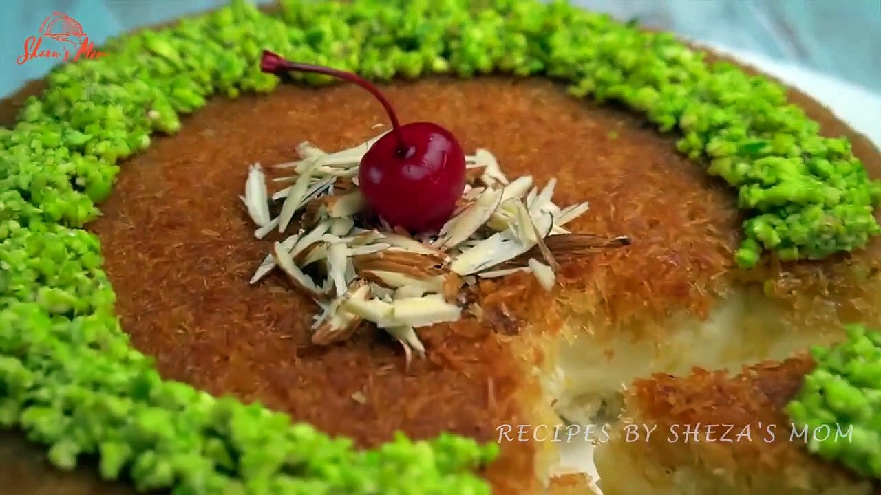 ক্রিম কুনাফা চুলায় তৈরি এরাবিয়ান সুইট ডিস