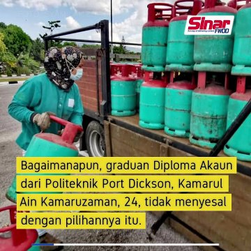 Pilih jadi gadis tong gas berbanding kerja pejabat