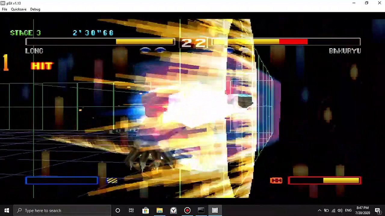 Long(The Tiger) defeats Bakuryu(The Mole) (#1) - Bloody Roar 2