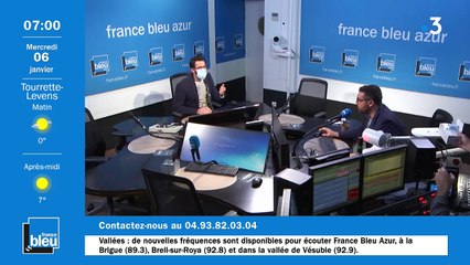 La matinale de France Bleu Azur du 06/01/2021