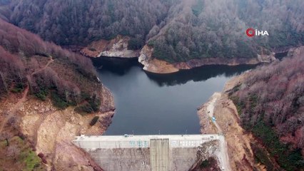 Akçakoca'nın su ihtiyacını karşılayan barajda su seviyesi yarıya düştü