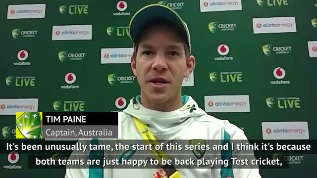 Australia captain Paine says there's a growing edge to India series