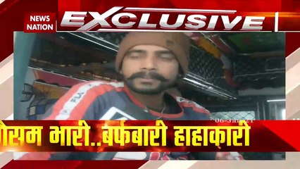 Heavy snowfall became troublesome for tourists and locals