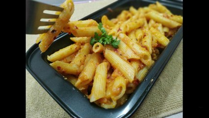 Red Sauce Pasta Recipe with Homemade Sauce | Tomato Sauce Pasta