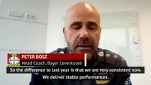 Bosz reveals the key to Leverkusen rise