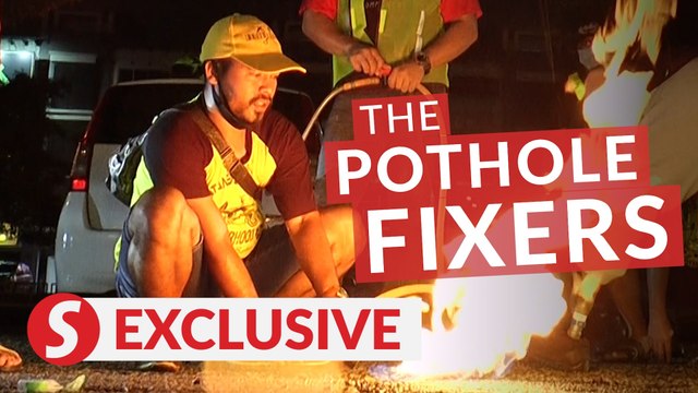 Tired of waiting for authorities to act, these “rebels” fix potholes on their own