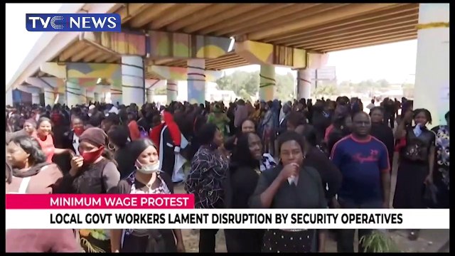 Security operatives disrupt protest by local govt workers over minimum wage