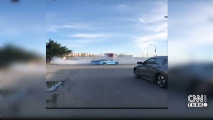 Drift attı, sosyal medyada paylaştı, ceza aldı | Video