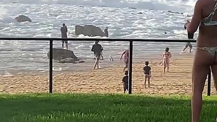 Un surfeur pro sauve une femme qui est en train de se noyer