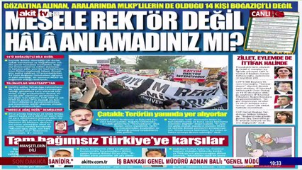 Aynı ekip aynı kafa! Dün başörtülüye bugün rektöre