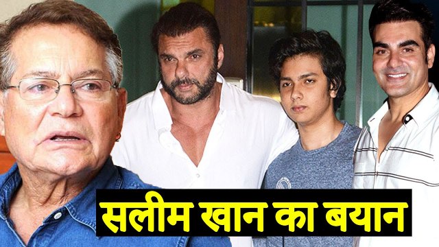Salman's Father Salim Khan Breaks His Silence On Arbaaz-Sohail And Nirvaan Khan's C@se