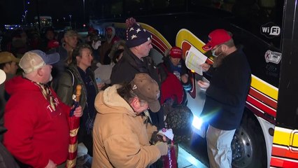 أنصار ترامب في طريقهم إلى واشنطن استجابة لدعوته إلى التظاهر