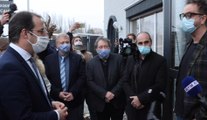 Le ministre David Clarinval en visite à Comines-Warneton