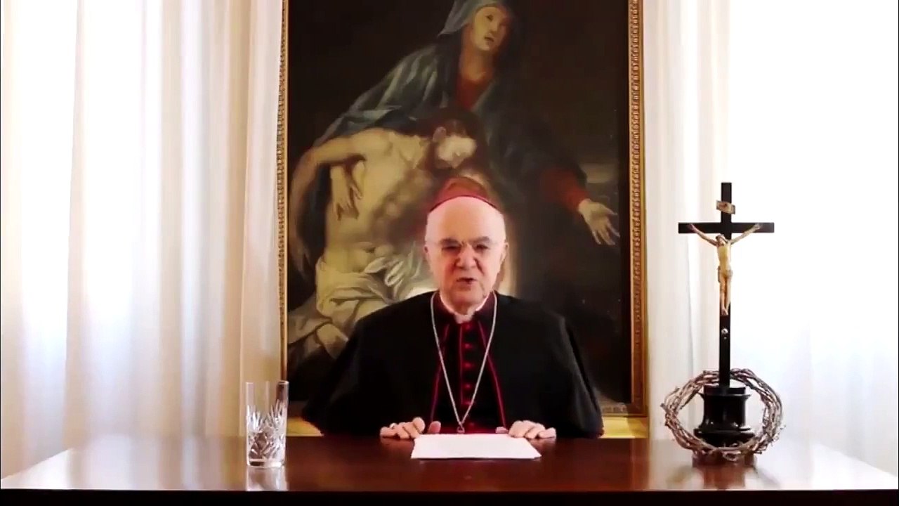 Impactante vídeo de Monseñor Viganó apoyando a Donald Trump: "Juntos estamos todos unidos en la oración y en la santa batalla que estamos llamados a librar"