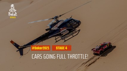 #DAKAR2021 - Étape 4 / Stage 4 - Cars going full throttle!