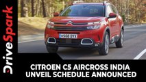 Citroen C5 Aircross India Unveil Schedule Announced | Date, Specs, Features & Other Details
