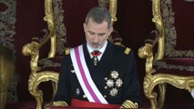 Felipe VI preside la Pascua Militar y recuerda el compromiso de todos los españoles con la Constitución