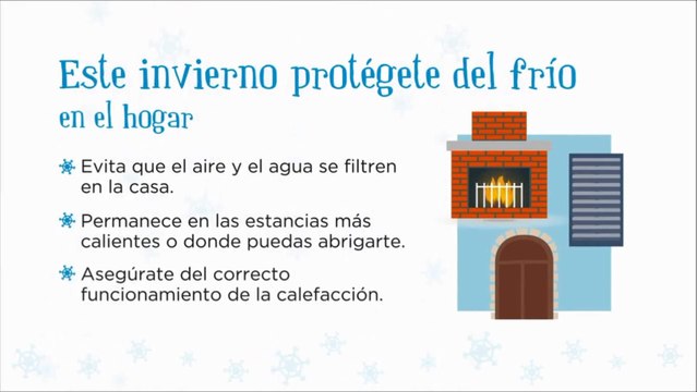 Recomendaciones de Cruz Roja para protegerse del frío en el hogar