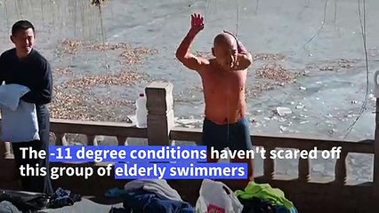 Ice, ice, baby: Beijing's winter swimmers shrug off record lows
