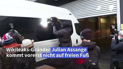 Wikileaks-Gründer Assange kommt nicht frei