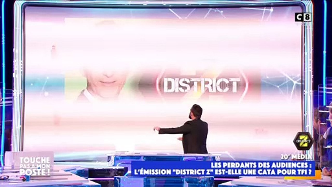 Cyril Hanouna parodie "Le Professionnel" pour se moquer des audiences de "District Z" et Arthur