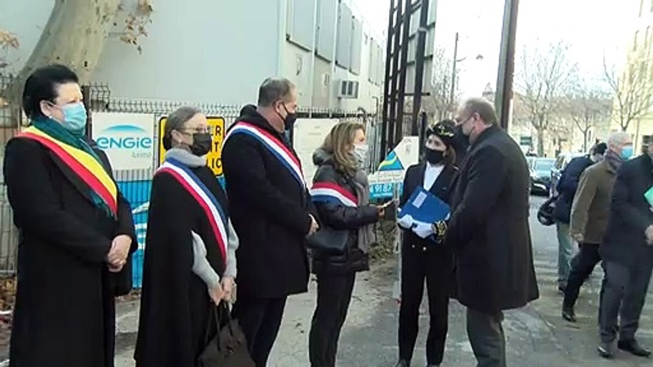 Les interviews du ministre Éric Dupond Moretti et et de la directrice du tribunal Catherine Logais