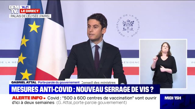 Gabriel Attal sur le couvre-feu à 18h: La carte [des départements concernés] peut évoluer