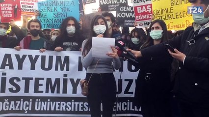 Boğaziçililer Kadıköy'de: Öğrenciler, rektör atanan Bulu'nun istifasını istedi