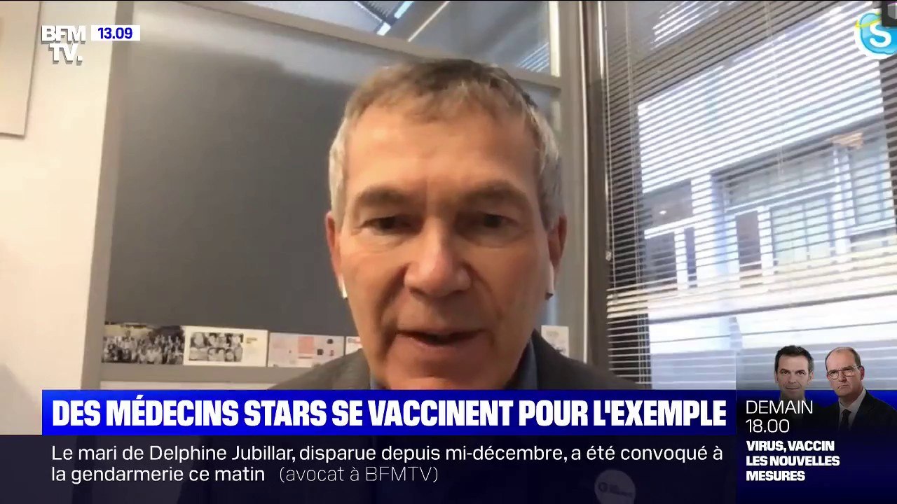 "On a le devoir de donner l'exemple" : des médecins populaires se vaccinent sous l'œil des caméras