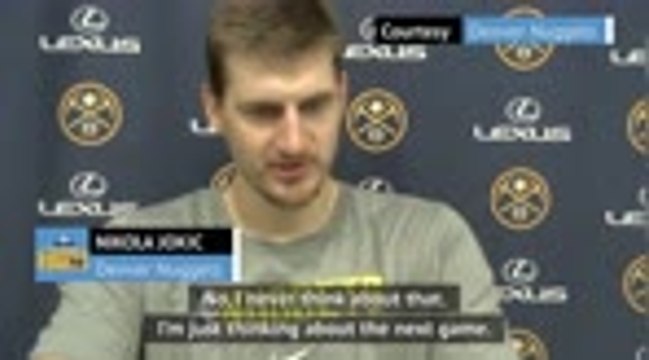 Nuggets' Jokic not focused on MVP talks