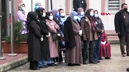 Koronavirüse yenik düşen sağlık çalışanına gözüyaşlı veda