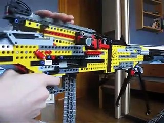 Une mitraillette LEGO dévastatrice