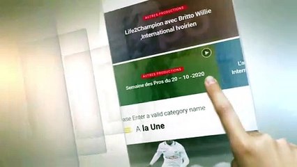 Le spot publicitaire de www.lekpakpatosportif.net