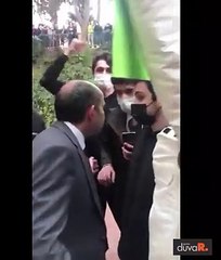 AK Partili Melih Bulu öğrenciler arasında: Kayyum rektör istemiyoruz