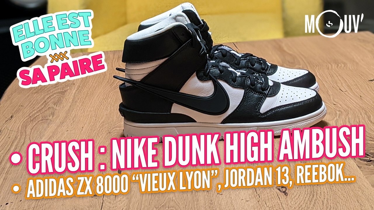 Nike Dunk High Ambush : gros crush, Adidas ZX 8000 "Vieux Lyon", Reebok x  Kung Fu Panda... - Vidéo Dailymotion