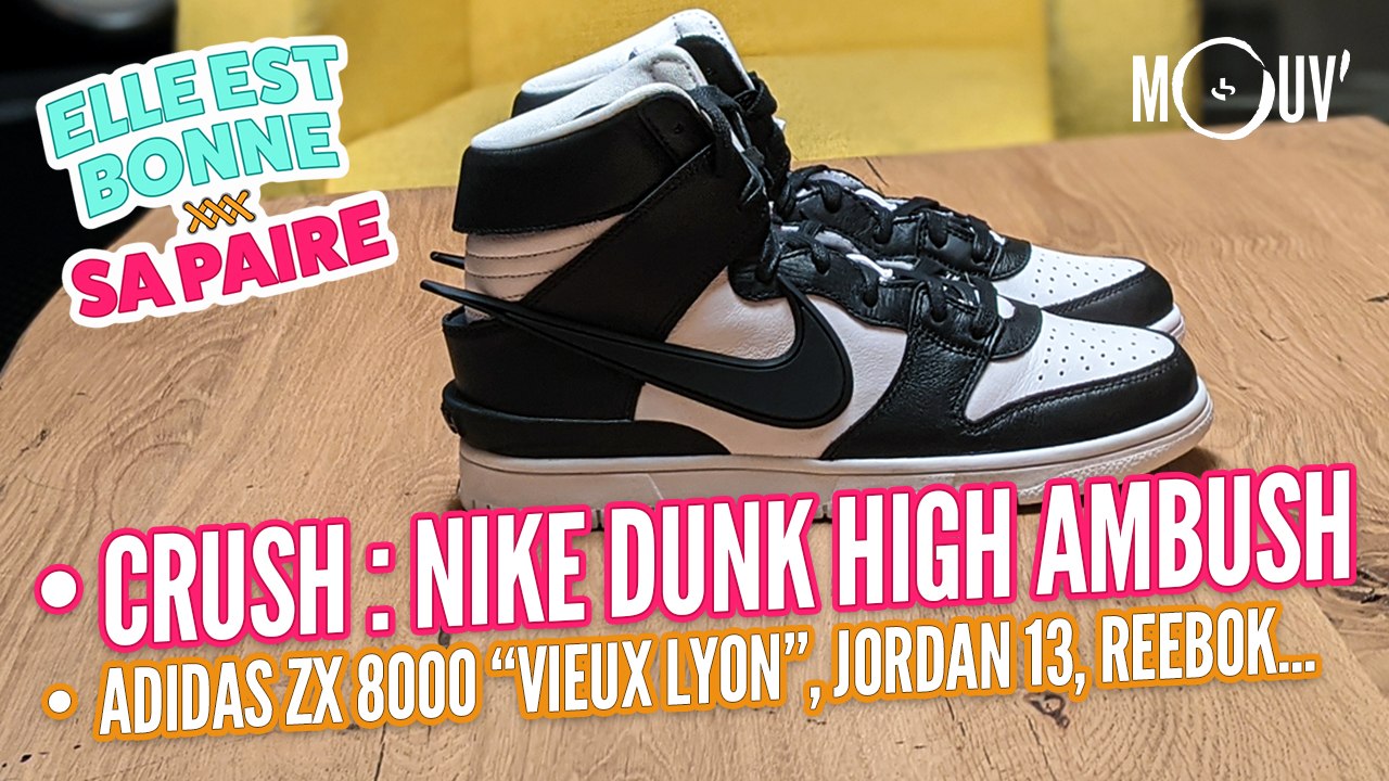 Nike Dunk High Ambush : gros crush, Adidas ZX 8000 "Vieux Lyon", Reebok x Kung Fu Panda...