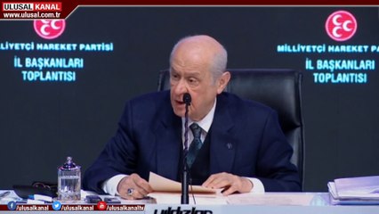 Bahçeli'den Başbuğ'a tepki: ''Bu şahsın mantık hataları, kafa karışıklığı ileri düzeydedir"