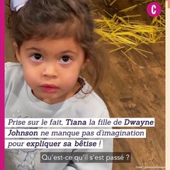 La fille de Dwayne Johnson a la réponse parfaite pour expliquer la bêtise qu'elle vient de faire
