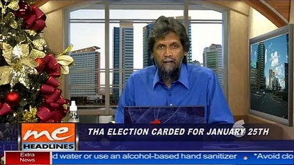 3 - THA election on carded for January 25