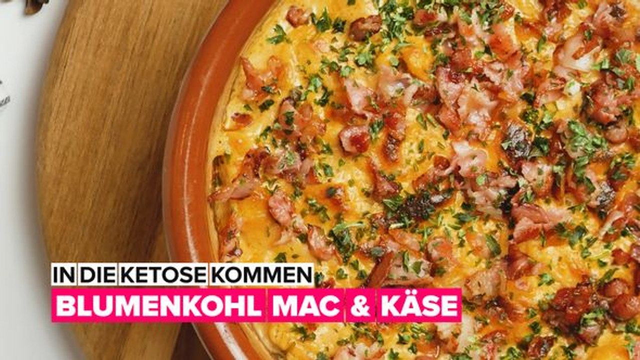 Keto-freundlich: blumenkohl mac & käse